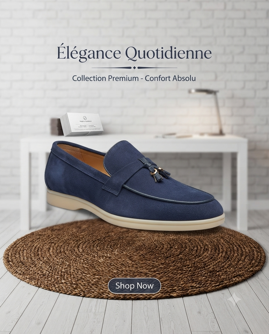 Moccasin en daim