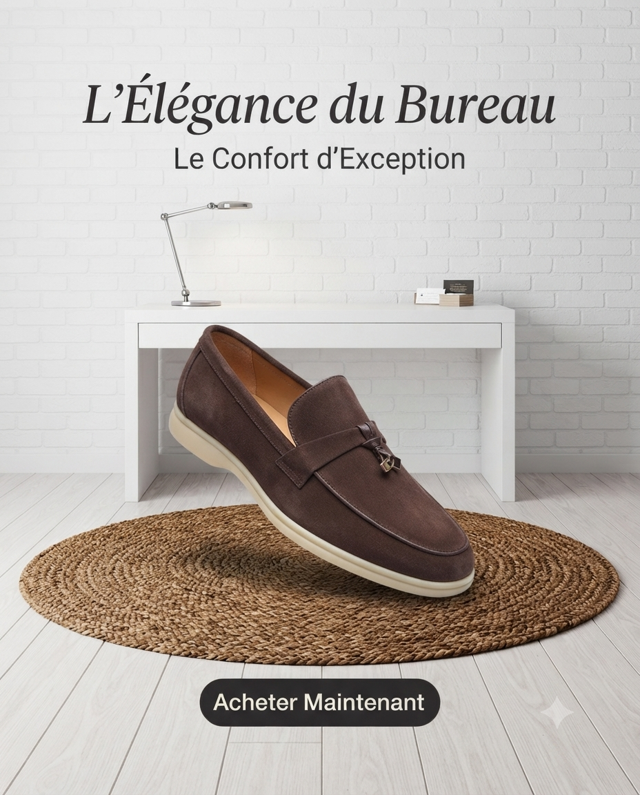 Moccasin en daim