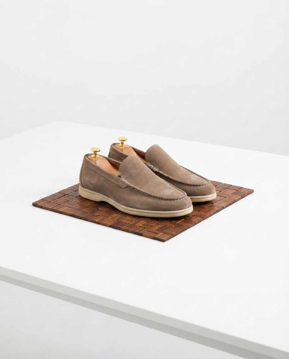 Moccasin en daim
