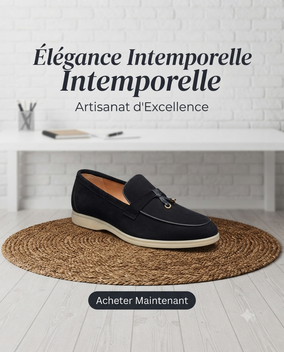 Moccasin en daim