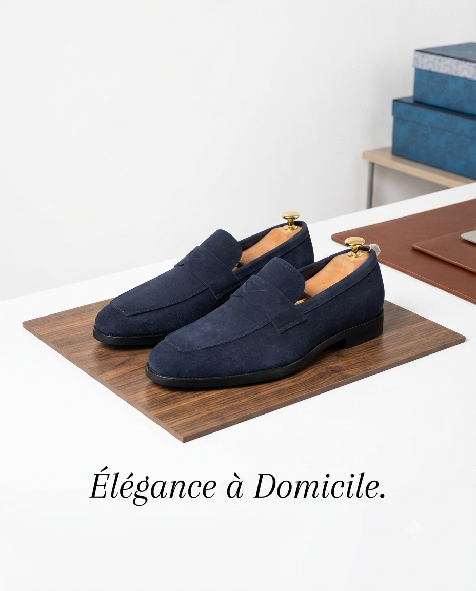 Moccasin en daim