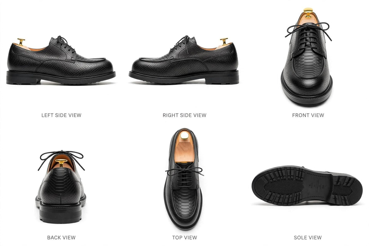 Soulier crocro noir jm weston