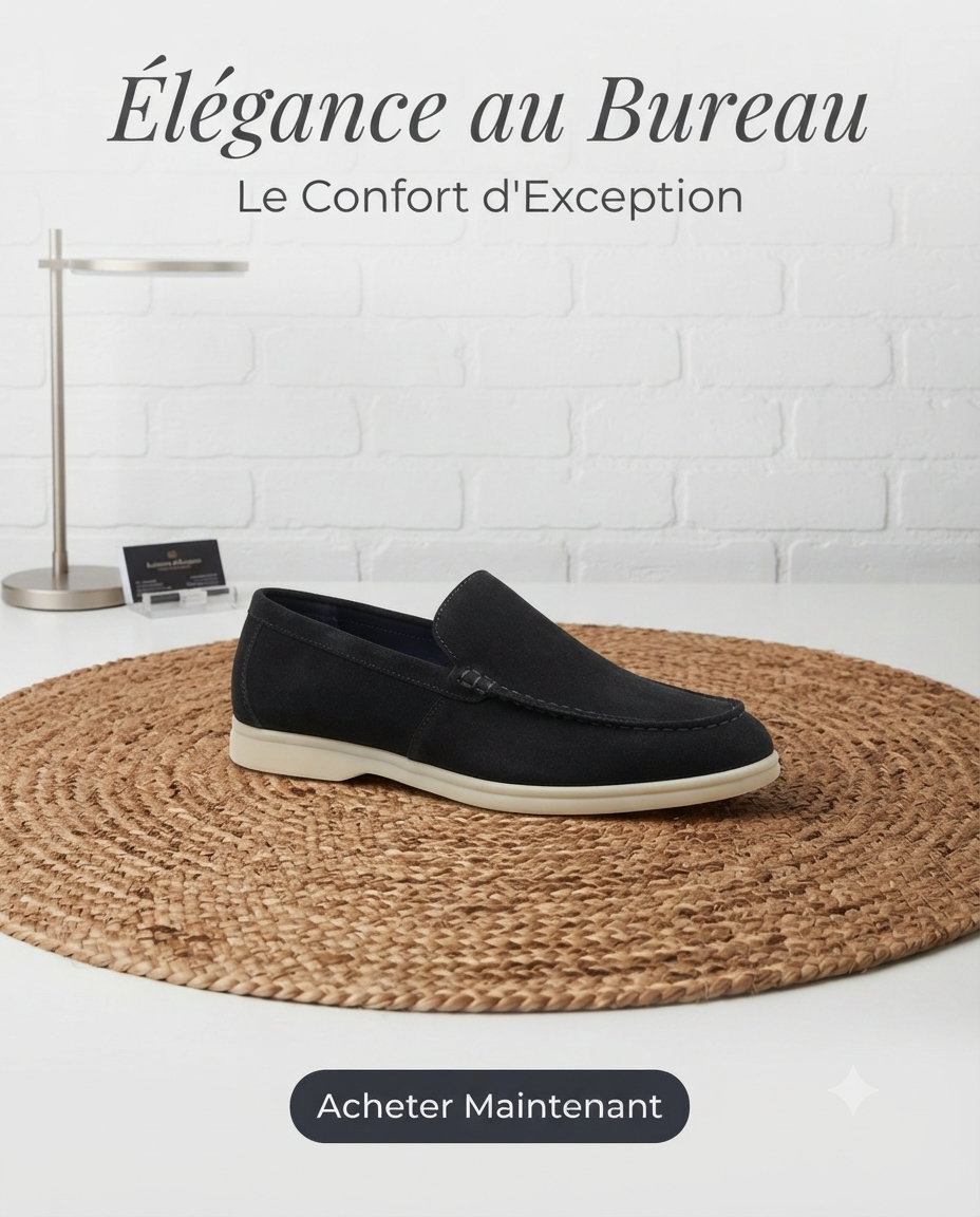 Moccasin en daim